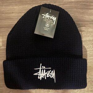 Navy Blue Stussy Beanie